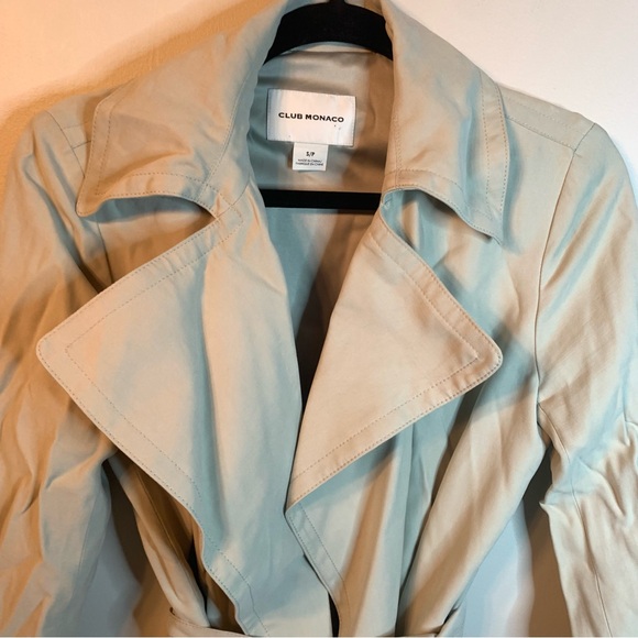 Club Monaco Trench Coat S - Picture 9 of 10